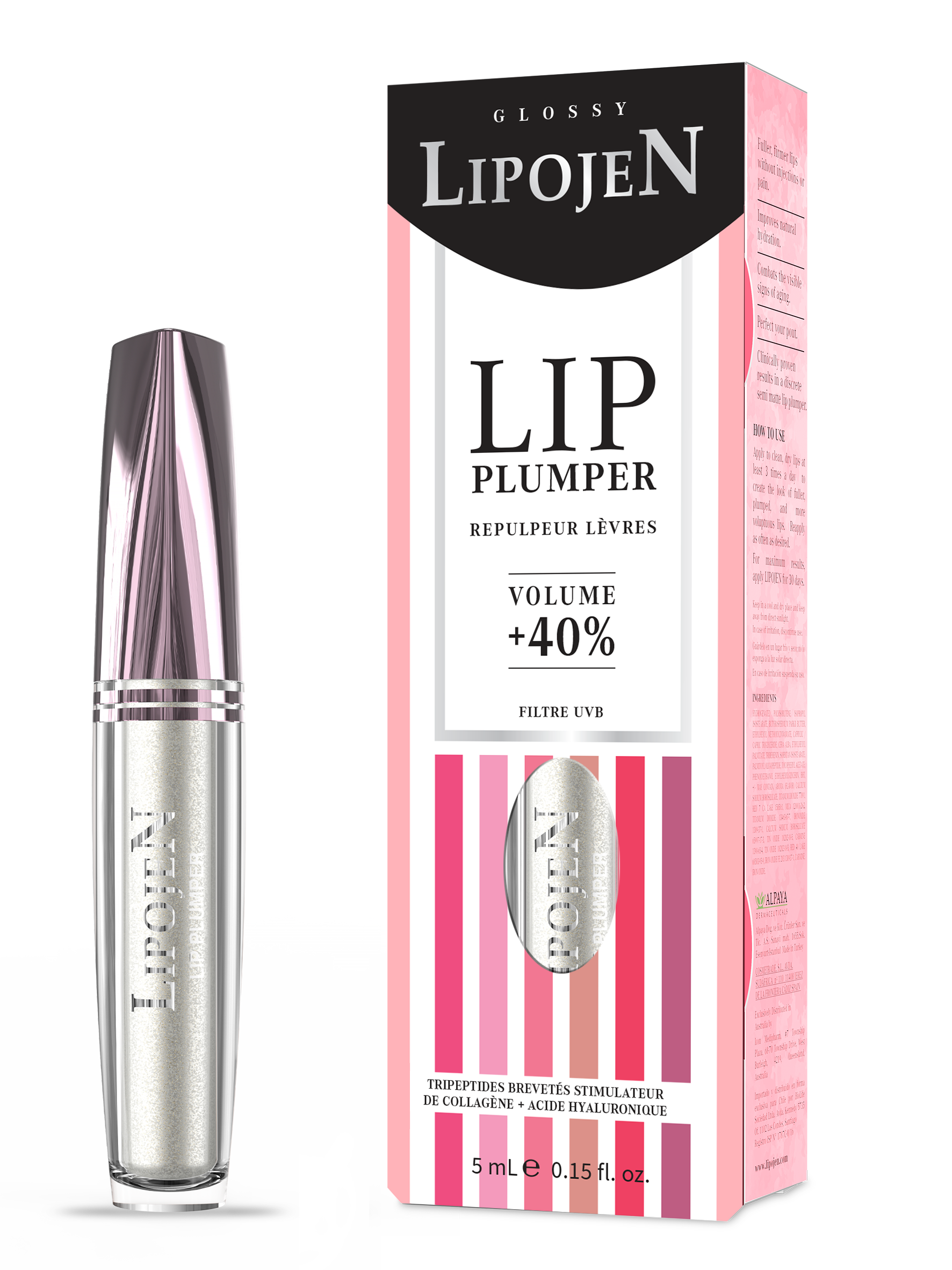 Lipojen Lip Plumper Glossy N°01 – Crystal Clear