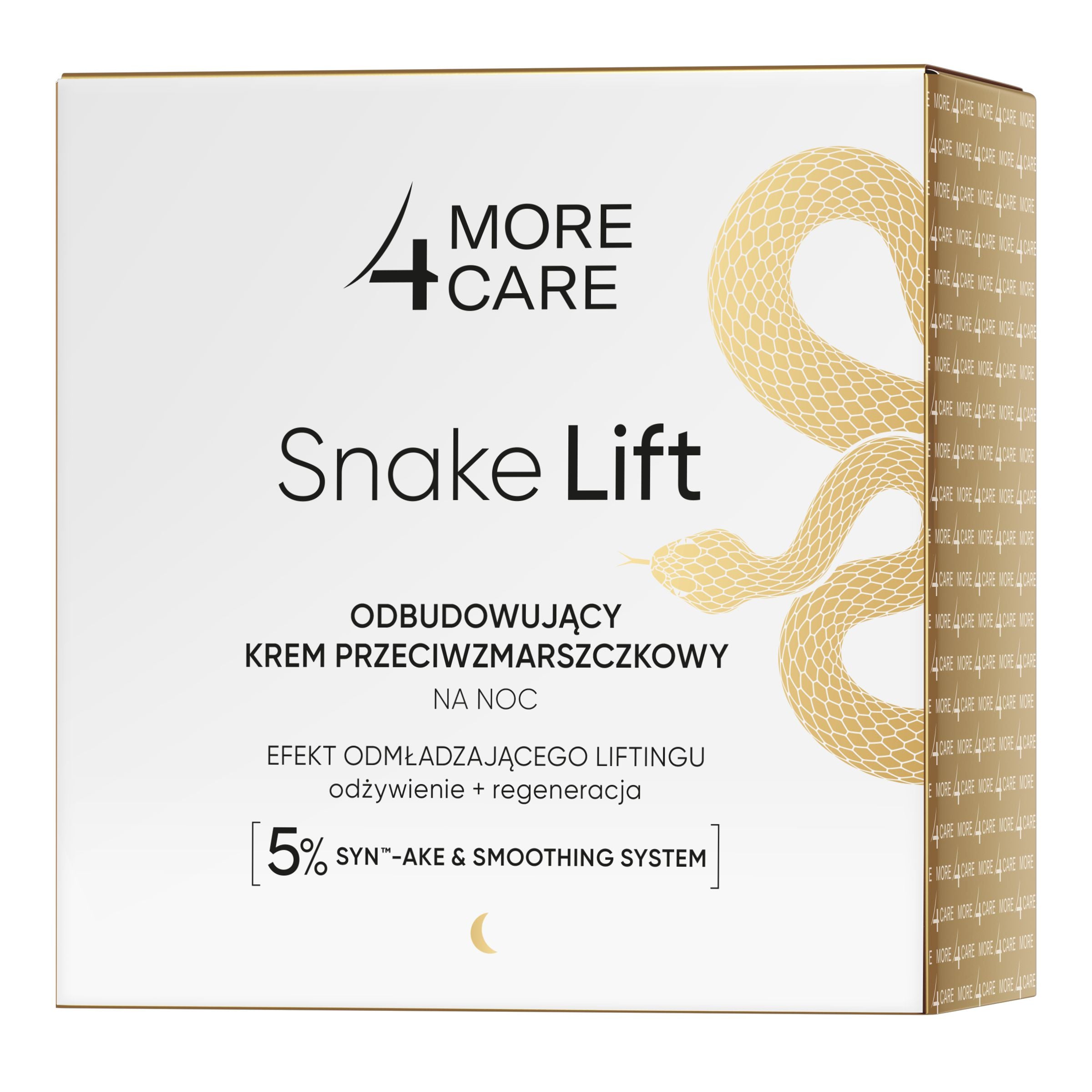 More 4 Care Snake Lift Regenerating Anti-Wrinkle Night Cream 50 ml